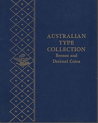 Australian Bronze & Decimal Coins Type Collection Whitman Albums LOT NOS Whitman