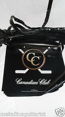 CANADIAN CLUB WHISKEY - HOCKEY THEMED DOUBLE SIDED 50' PENNANT FLAG BANNER *NEW* Canadian Club