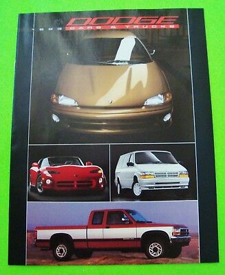 Lot/4 1993 DODGE DLX 24-pg COLOR CATALOG Brochure VIPER Ram STEALTH Daytona 4X4s Без бренда - фотография #6