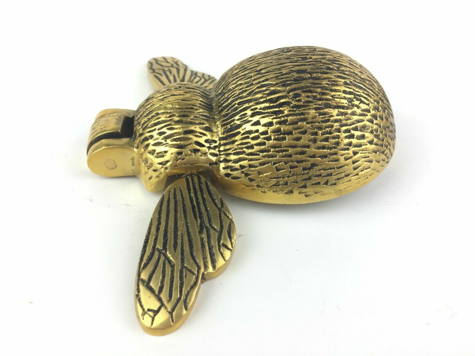 Brass Bee Door Knocker Finishes Solid  Bumble Bee Door Knockers Working handmade Handmade bee - фотография #5