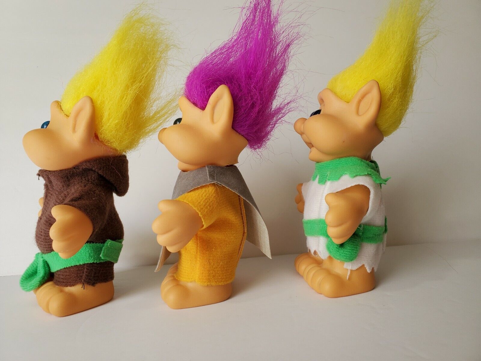 Vintage ITB Troll Dolls Lot of 3  Knight Monk & Squire Outfits 5 Inches 1991 ITB - фотография #5