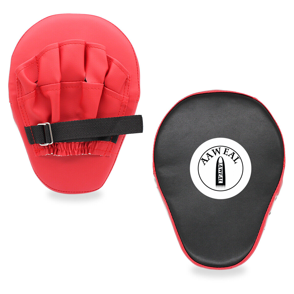 2x Punching Mitts Kickboxing Training Punch MMA Boxing Hand Target Focus Pads Aaweal Does Not Apply - фотография #9
