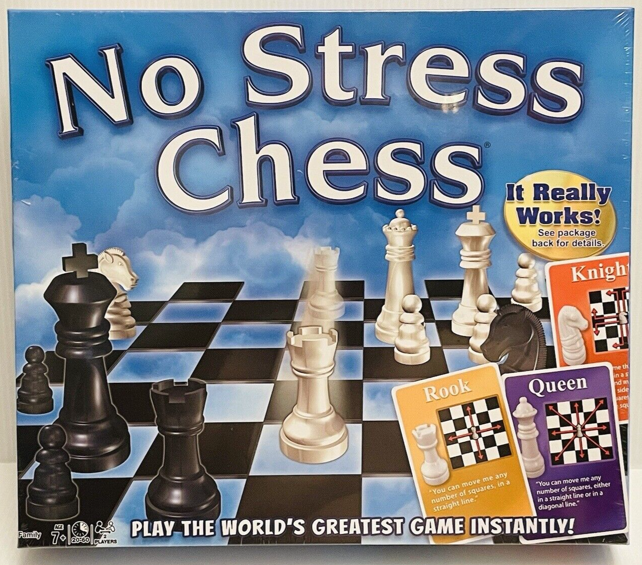 No Stress Chess Board Game - Winning Moves Games (2016) NEW Factory Sealed Winning Moves