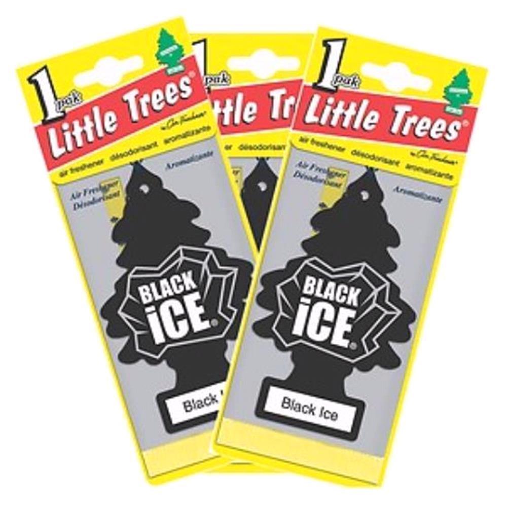 Black Ice Freshener Little Trees 10155  Air Little Tree MADE IN USA Pack of 24 Little Trees U1P-10155 - фотография #5