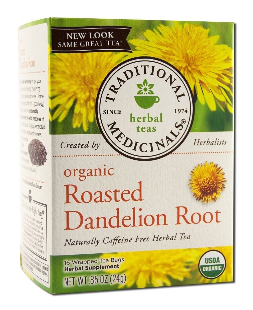 Traditional Medicinals Roasted Dandelion Root Og 16 Bg (Pack 6) Traditional Medicinals Does not apply