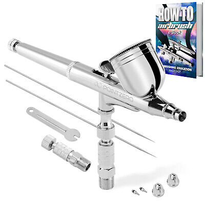 Dual Action Airbrush Kit with 3 Tips PointZero Does Not Apply