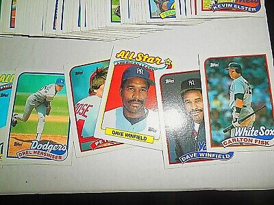 COLLECTION OF 759 TOPPS 1989 BASEBALL TRADING CARDS UN-SEARCHED. Без бренда - фотография #11