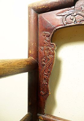 Antique Chinese Screen-Back Arm Chair (5690), (Rose Chair), Circa 1800-1849 Без бренда - фотография #6