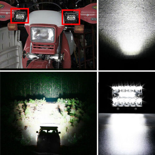 4PCS 4"Inch 12V 1200W LED Work Light Bar Flood Pods Driving Off-Road Tractor 4WD isincer Does Not Apply - фотография #3