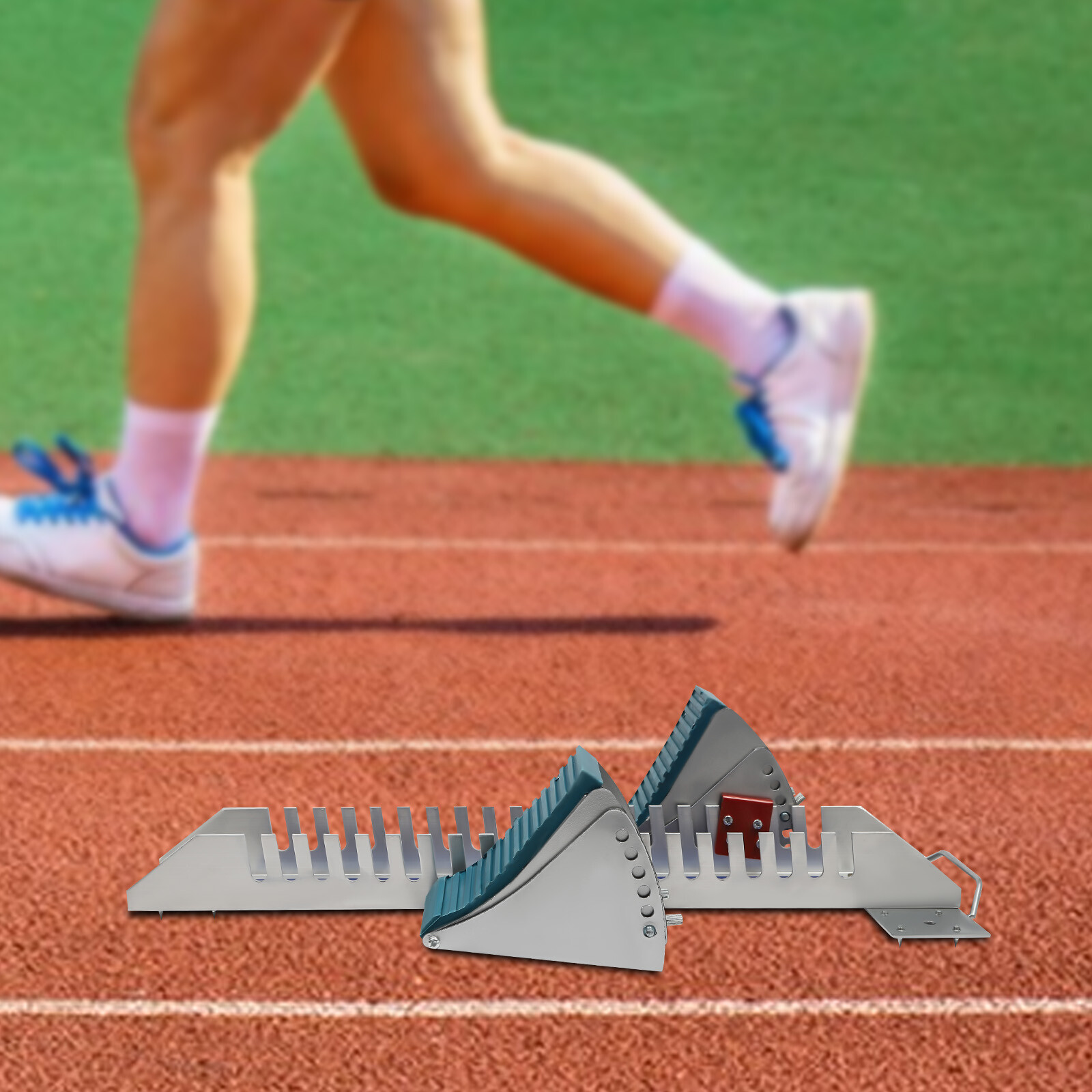 Modern Multi Function Starting Block Sprinter Runway Track and Field Durable N/A N/A - фотография #21