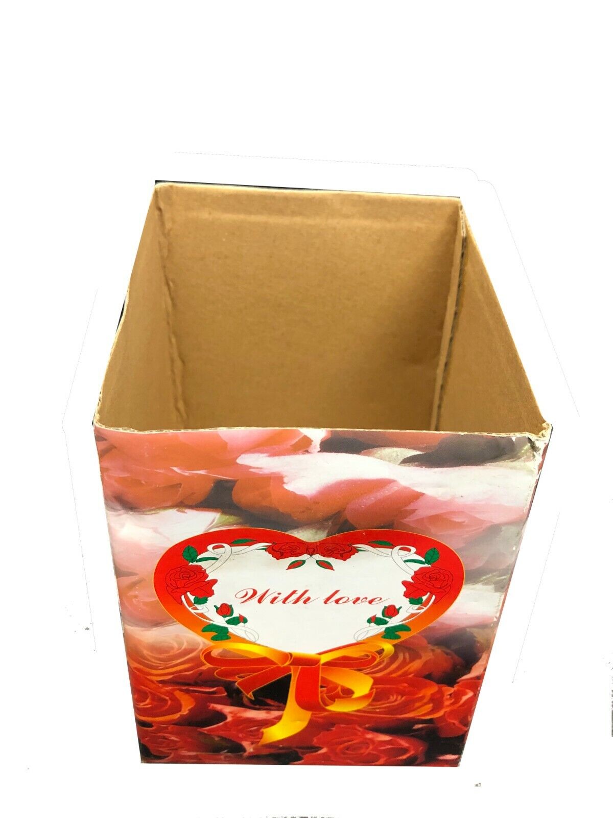Cardboard Rose Vase - 6 PCS Per Order Без бренда - фотография #2