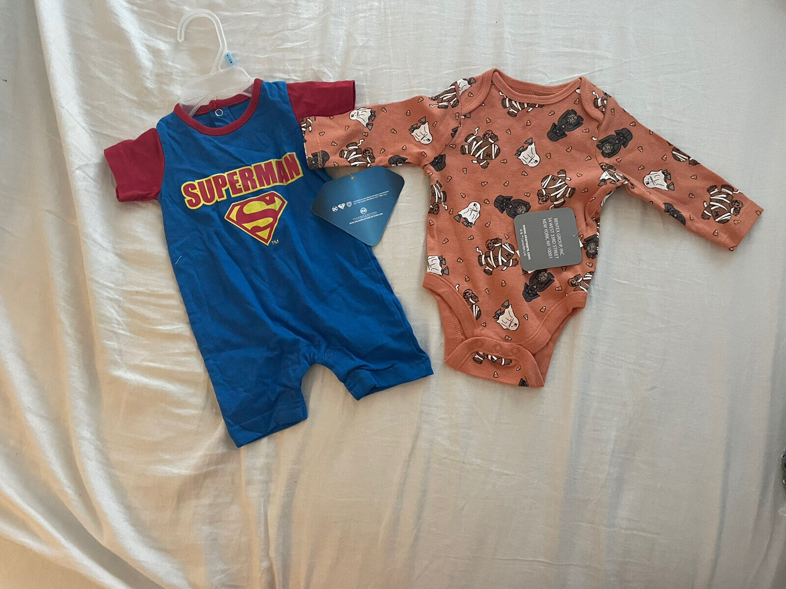 Super Hero baby boy clothes 0-3 months Star Wars And Superman Brand New W/ TagsG Без бренда