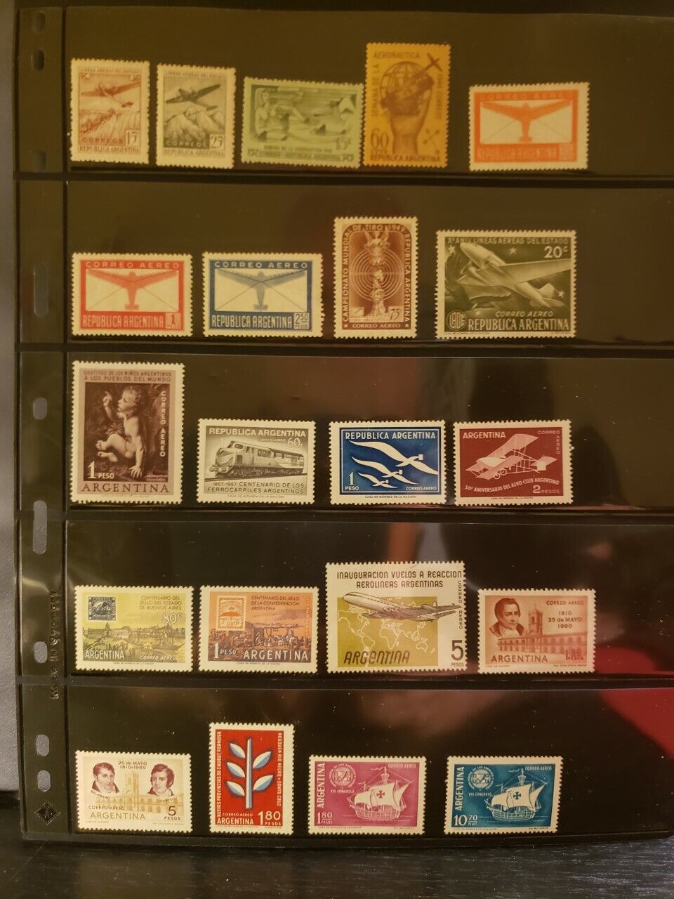 Argentina Airmail Stamps Lot of 48 - MNH - see details for list Без бренда
