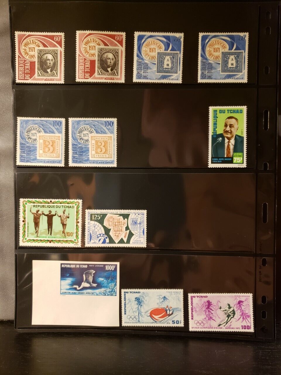 Chad Airmail Stamps Lot of 51 (including C84) - MNH - see details for list Без бренда - фотография #4