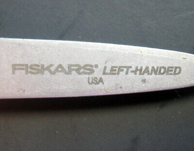 Lot of 3 Fiskars 5" LEFT-HANDED SoftGrip Kids Scissors - Made in the USA! NEW Fiskars Does Not Apply - фотография #3