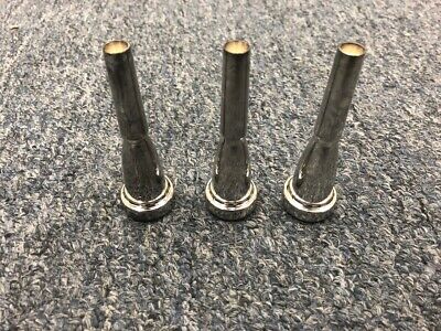 3 Pieces Trumpet Mouthpiece for Bach Standard 3C Rich Tone Nickel Plated  SKY NA - фотография #2