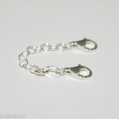 30 pcs Sterling Silver 925 2" Safety CHAIN EXTENDERS with 2 Lobster Clasps Lot BalliSilver Does Not Apply - фотография #5