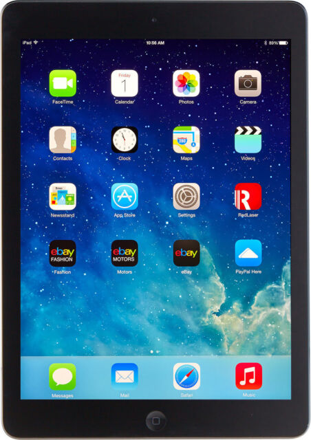 Apple iPad Air 1st Gen. - 16GB - Wi-Fi 9.7 in - Space Gray wholesale lot of 10 Apple MD785LL/A
