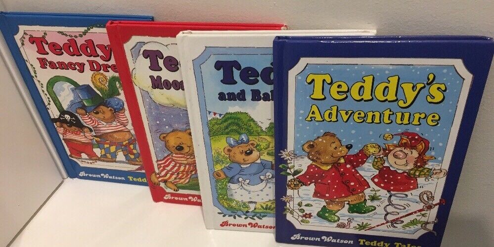 4x BROWN WATSON BOOKS Teddy & Baby Bear &  ADVENTURE & Moon & Fancy HC SPURGEON  teddy tales - фотография #3