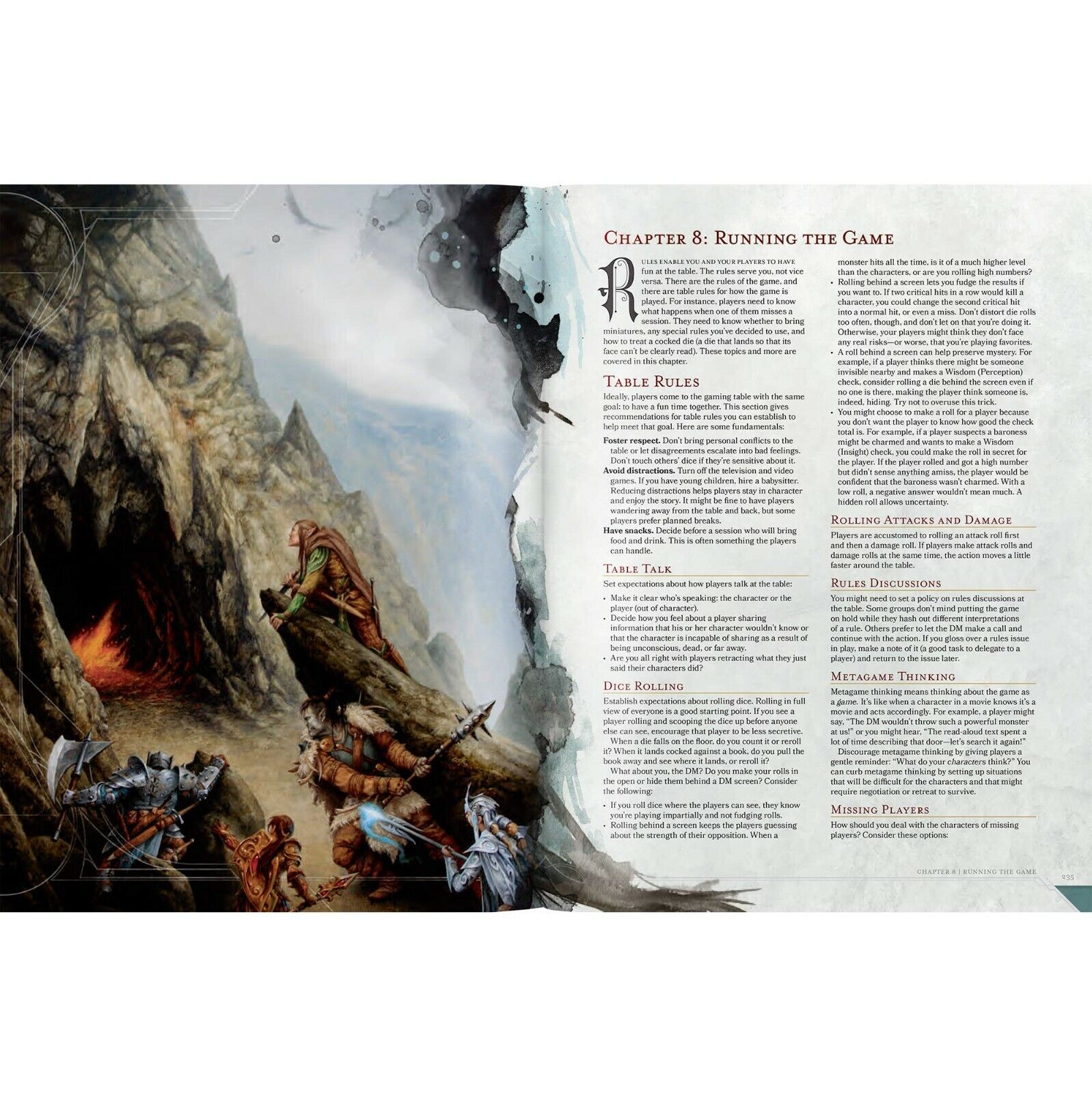 D&D Dungeon Masters Guide 5th Ed. Original Core Rulebook 5e Dungeons ...