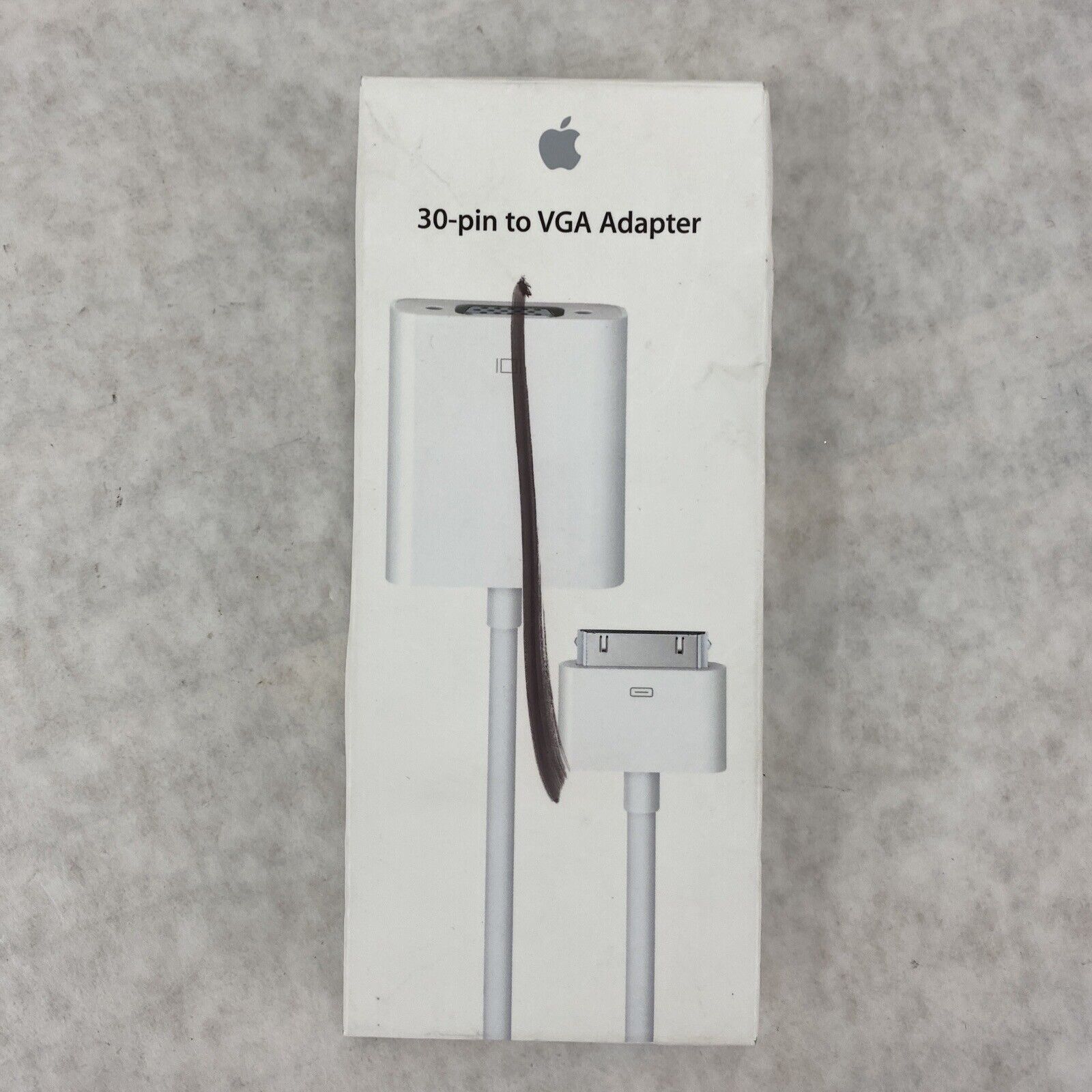 Genuine Apple A1368 MC552ZM/B 30 Pin To VGA Adapter NOS Apple A1368, MC552ZM/B - фотография #2