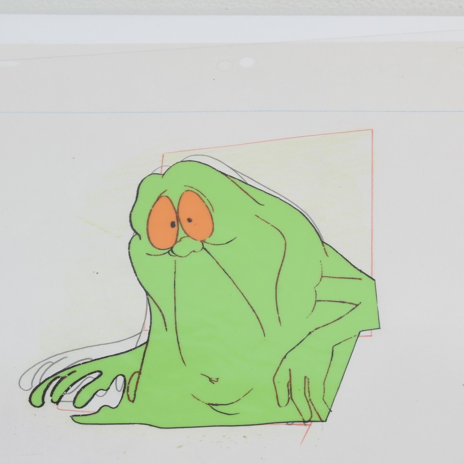 SLIMER FROM THE REAL GHOSTBUSTERS ANIMATION CEL LOT OF THREE CELS W/COA Без бренда - фотография #5