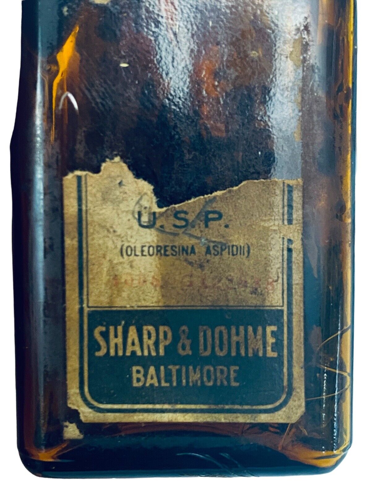 Lot of 3 Old Apothecary Medicine Parfum Bottles Baltimore Paris New York Dug Без бренда - фотография #11