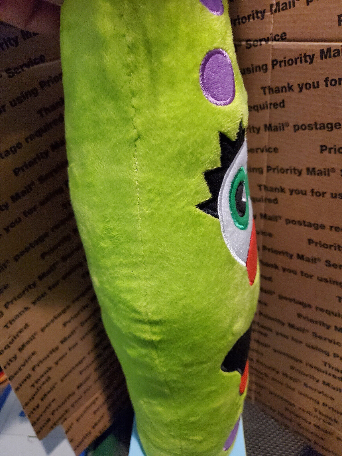 Kooky Kuddler Kooky's LARGE Bean Bag Toy COLLECT Buddy 142 Krew 19 24" Green Kooky - фотография #8