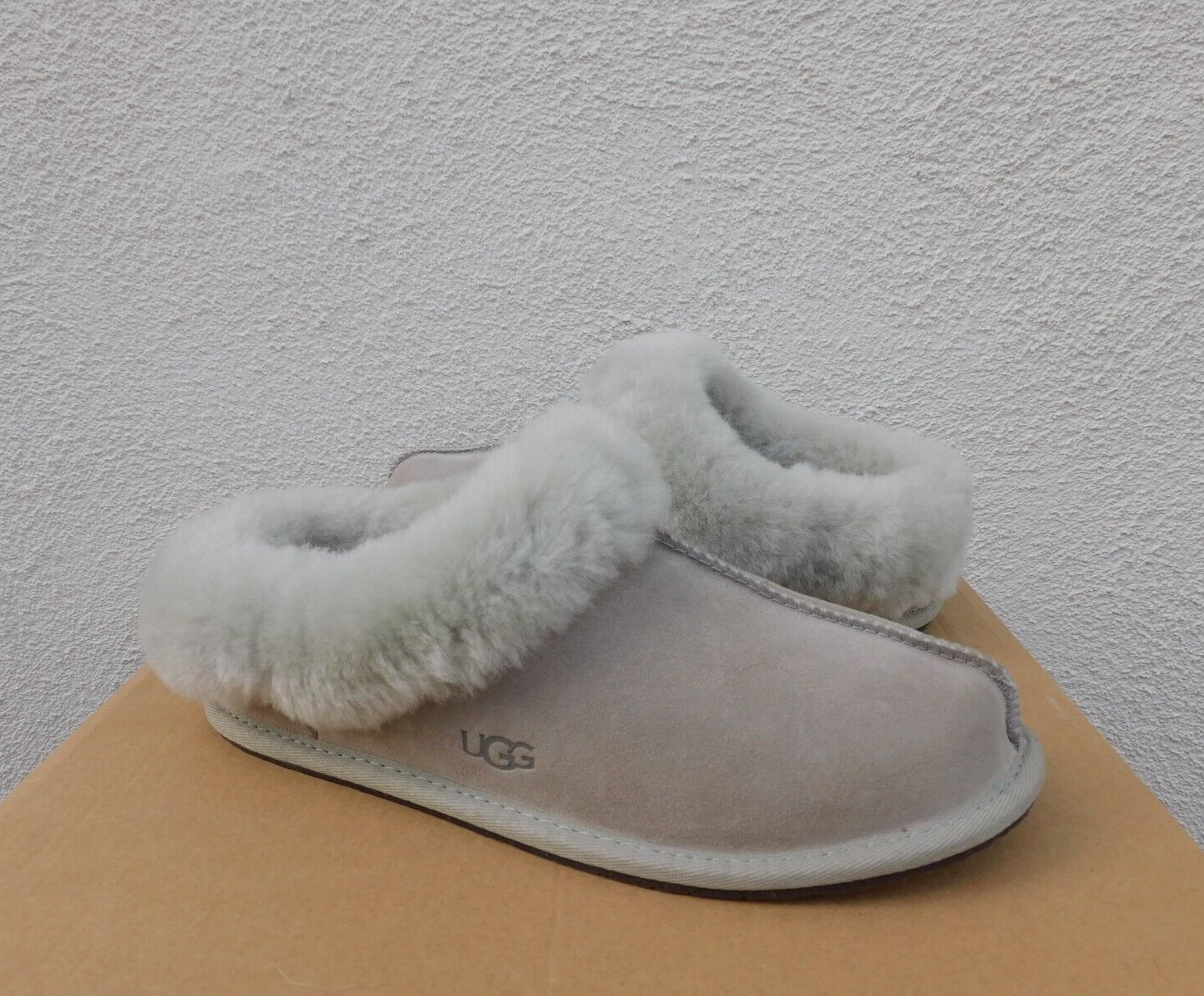 UGG GOAT MORAENE SUEDE/ SHEEPSKIN CUFF SLIPPERS, WOMEN US 7/ EUR 38 ~NIB UGG UGG Moraene - фотография #2