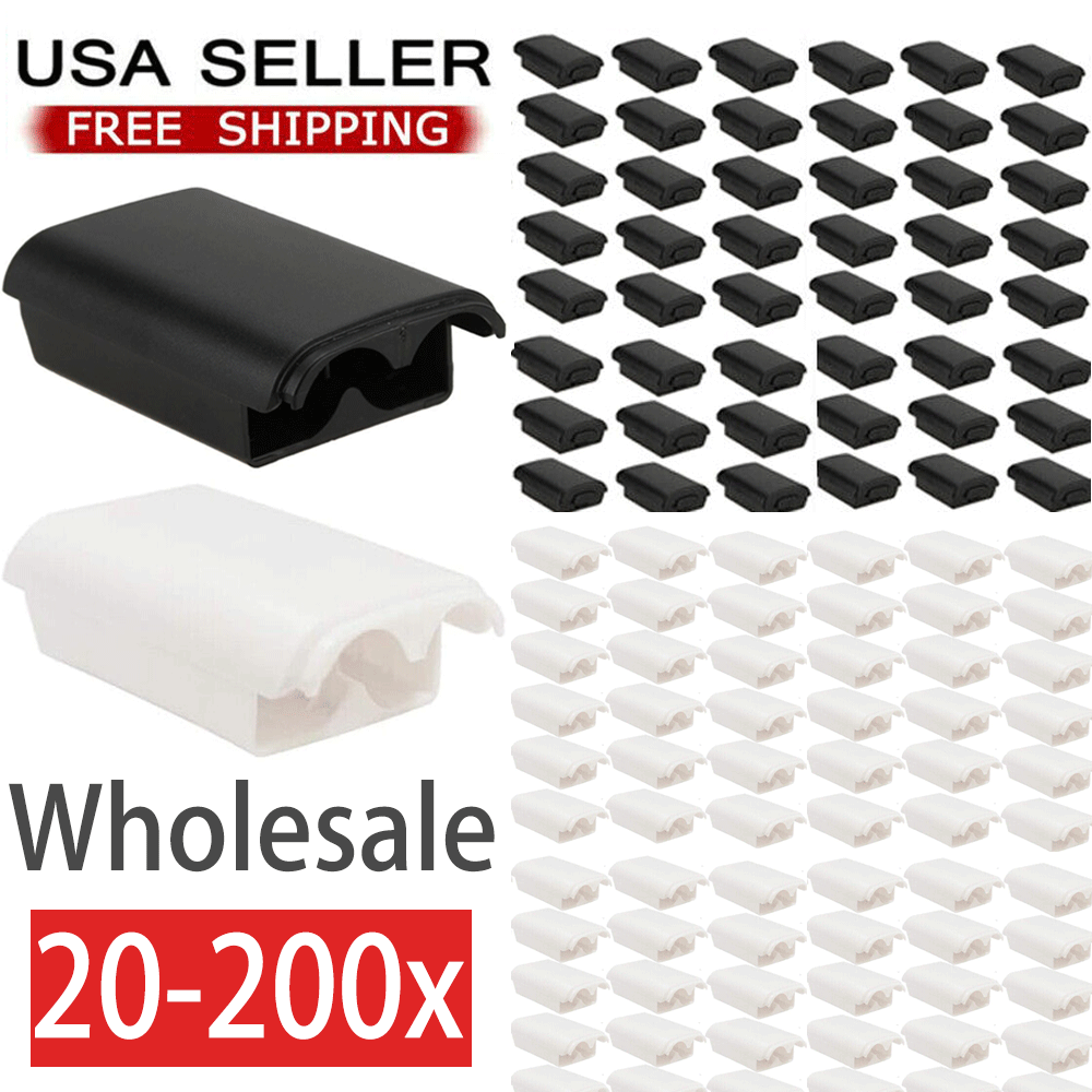 20-200Pcs AA Battery Back Cover Case Shell Pack For Xbox 360 Wireless Controller Unbranded Does not apply - фотография #2