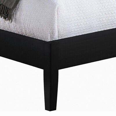 Cavi Modern Low Profile Platform Queen Size Bed Panel Sides Slats Black- Saltoro Saltoro Sherpi BM302828 - фотография #4