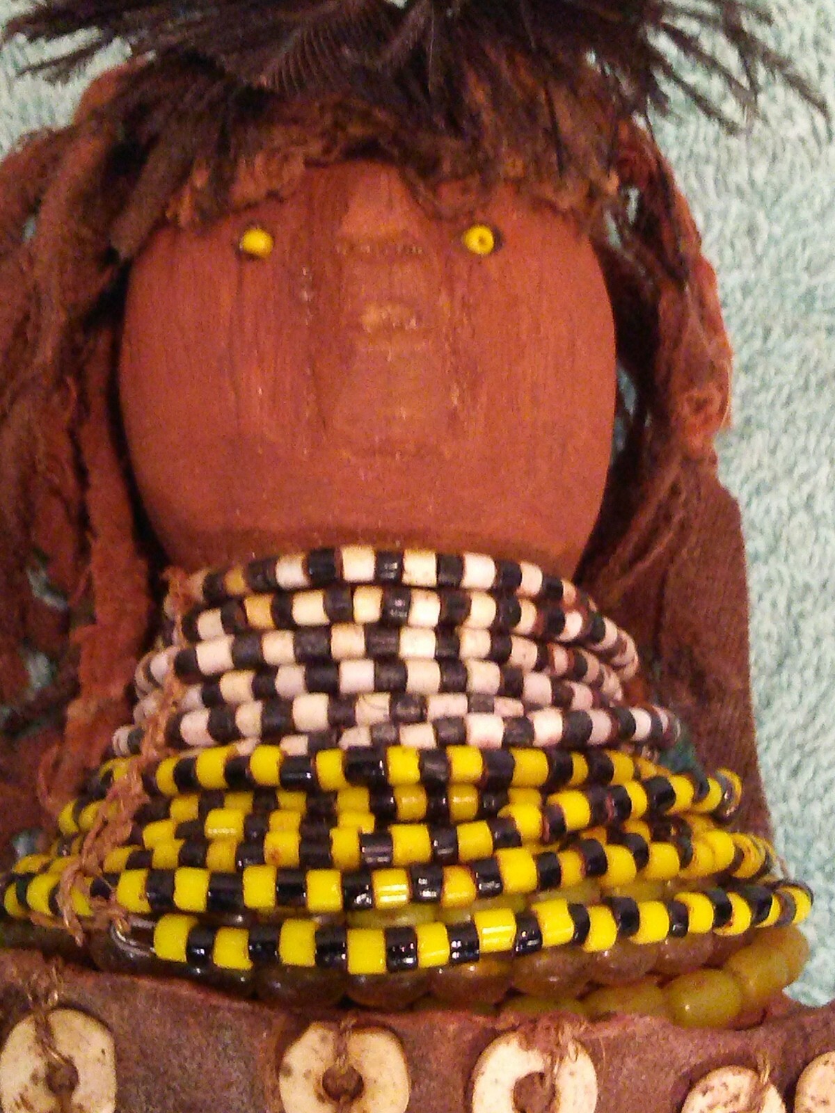 Antique African Kenya Fertility Dolls Carved Wood Lot of 2  Без бренда - фотография #11