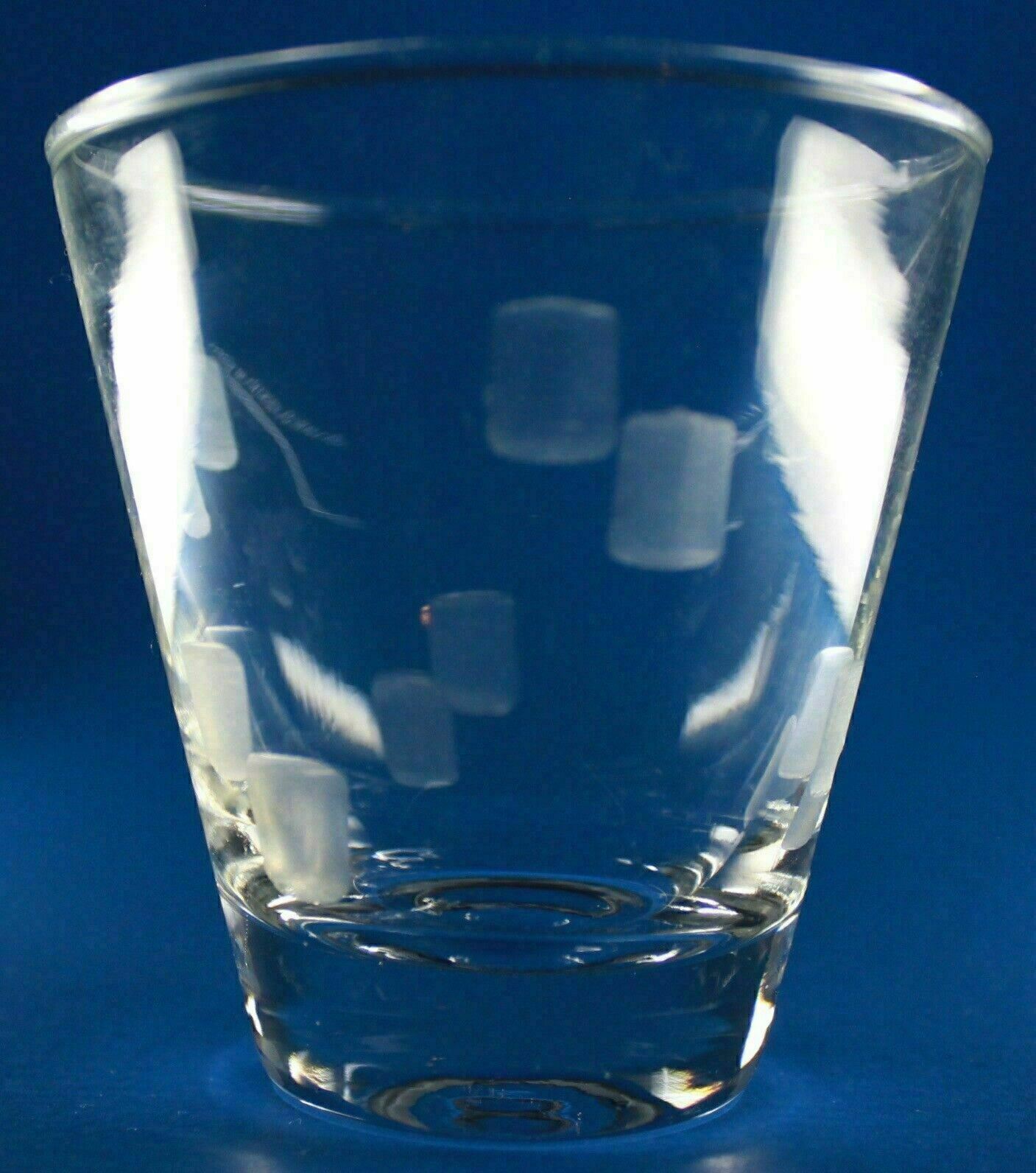 Cocktail Glasses Retro Mid-Century Modern Etched Glass Minimalist Design Lot 6 Без бренда - фотография #6