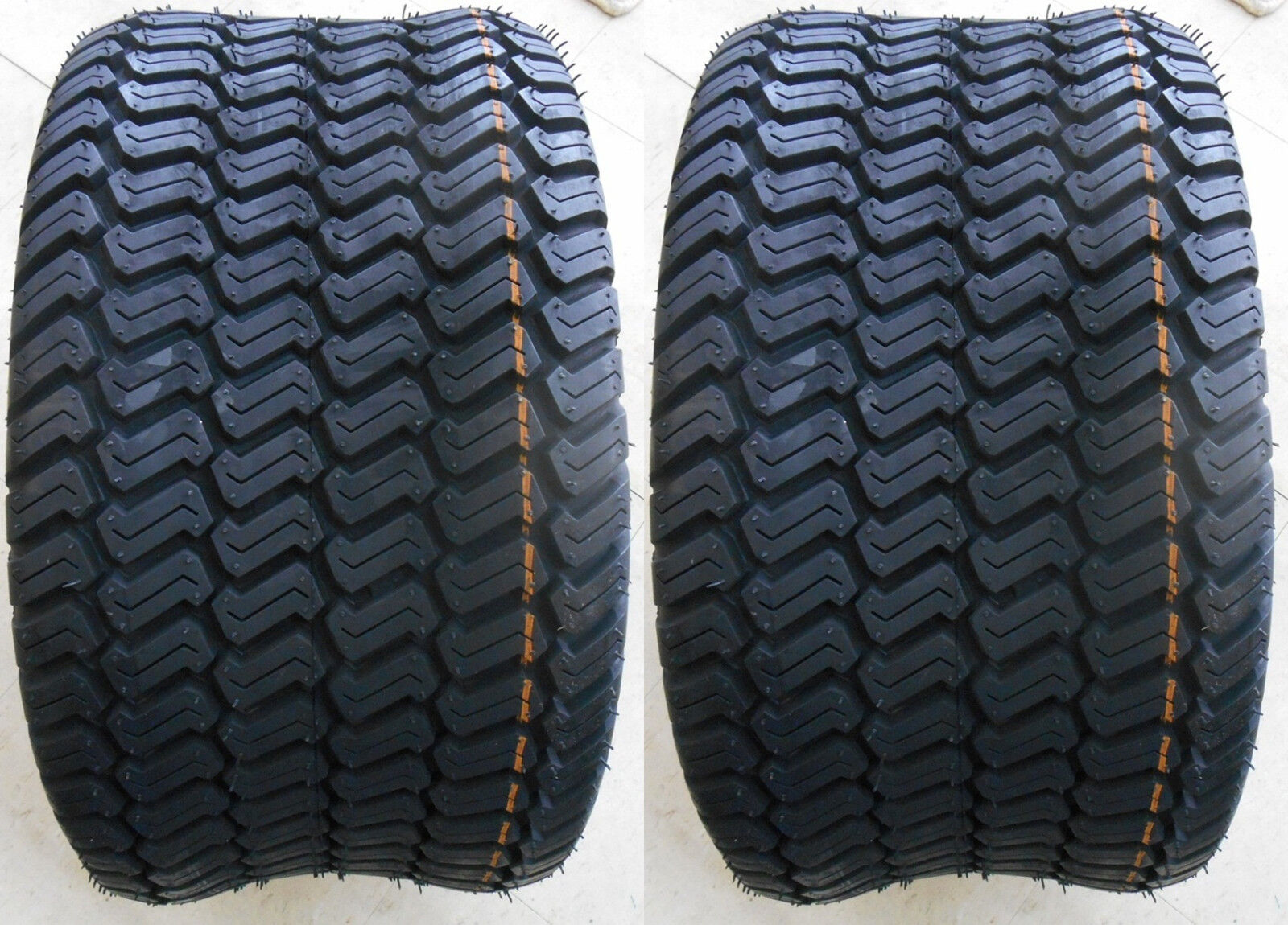 (TWO) 20x10-8 20x10.00-8  Lawn Mower Turf Tires Heavy Duty 6 Ply Rated P332 P332 LG3873