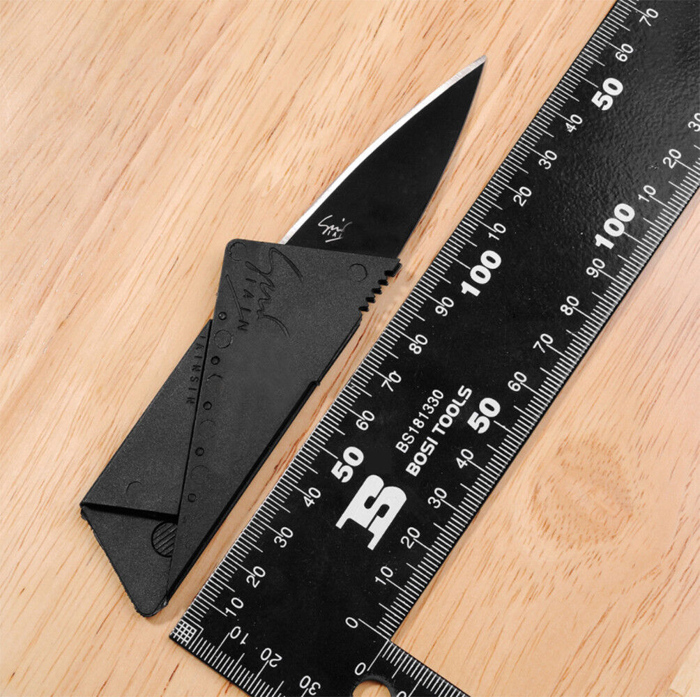 x10 Lot Credit Card Thin Knives Cardsharp Wallet Folding Pocket Micro Knife  Без бренда - фотография #2