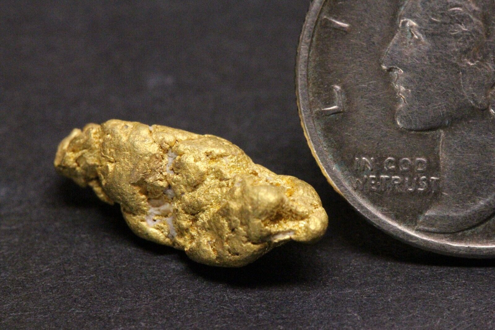 Gold nugget 1.8 Grams Imlay Canyon Placers  East Range  Pershing Co. NV Без бренда - фотография #3
