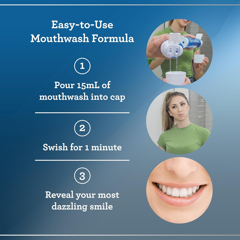 Dual Barrel Oxyburst Whitening Mouthwash - Contains Hydrogen Peroxide to Promote Does not apply - фотография #6