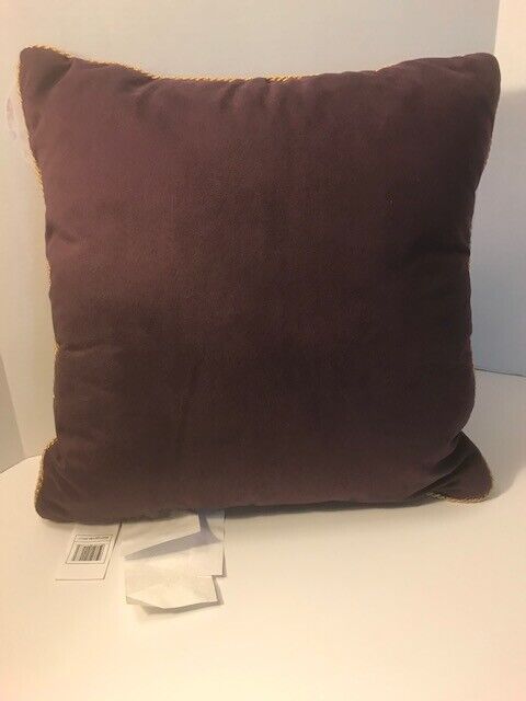 *Brand New* Two Harry Potter Decorative Throw Pillow Purple with Purple Felt  Unbranded - фотография #3
