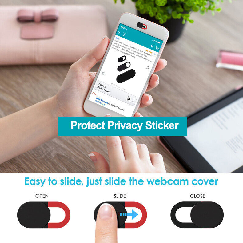 4pcs Ultra-thin WebCam Cover Protect Privacy Sticker Mobile Computer US 4pcs/lot Unbranded - фотография #9