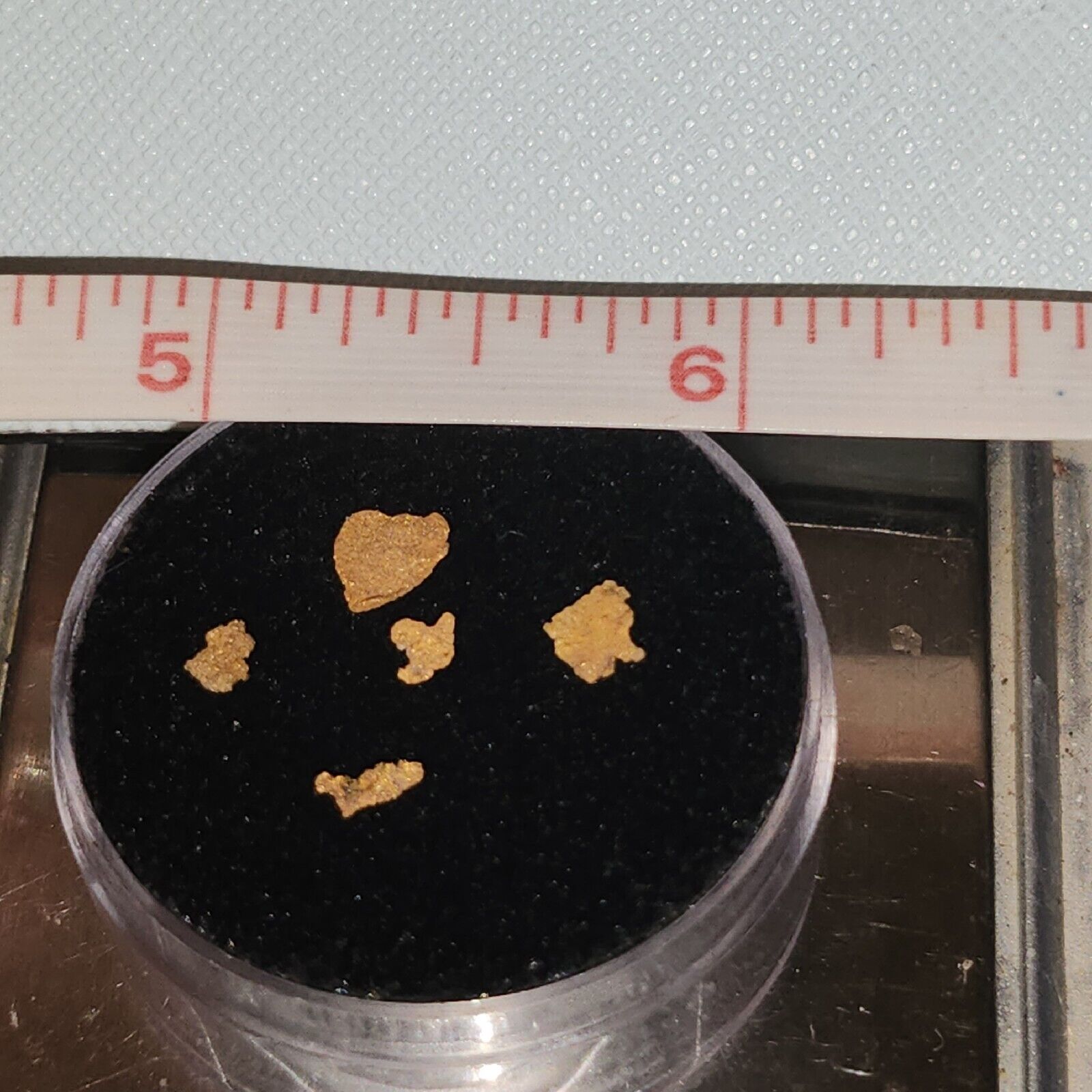 MASSIF FRANCE Rare Native Natural 5pcs Gold nugget Specimen Collector Lot Без бренда - фотография #11