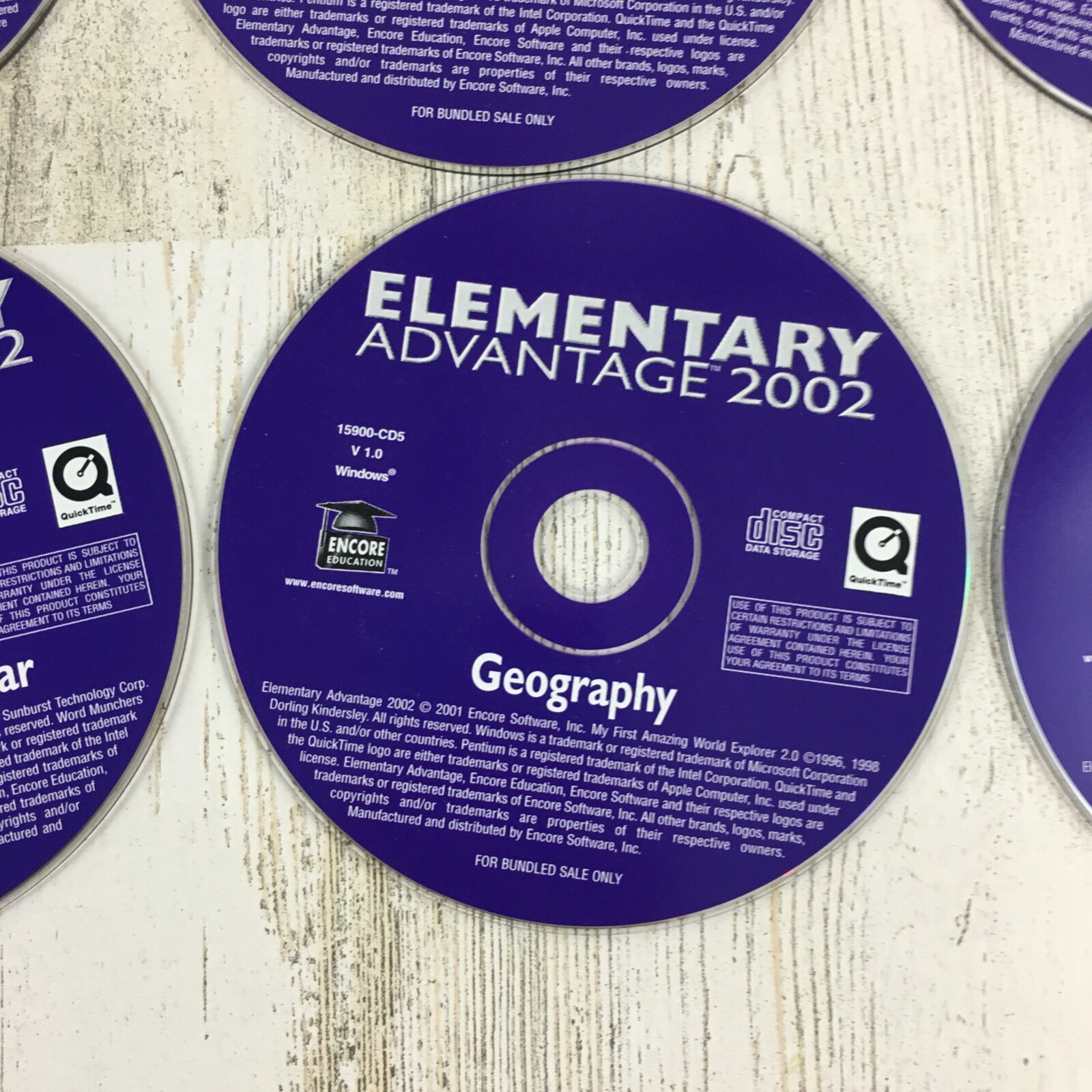 Elementary Advantage 2002 Lot of 6 Disc Set PC CD-ROM Kids Educational Games Elementary Advantage 12315465 - фотография #6