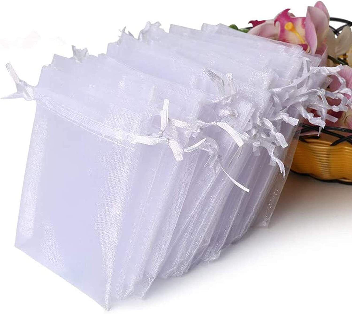 200PCS 5X7 Inch Organza Gift Bags Jewelry Party Wedding Favor Drawstring Pouch Unbranded Does not apply