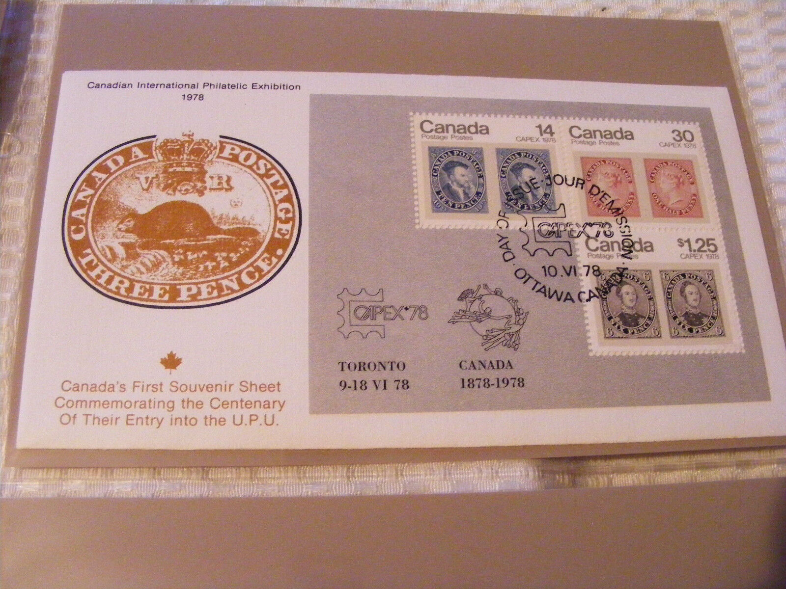 Canada  37  First  Day  Covers  1971 To 1978   In  A  Tan  Coloured   Safe Album Без бренда - фотография #11