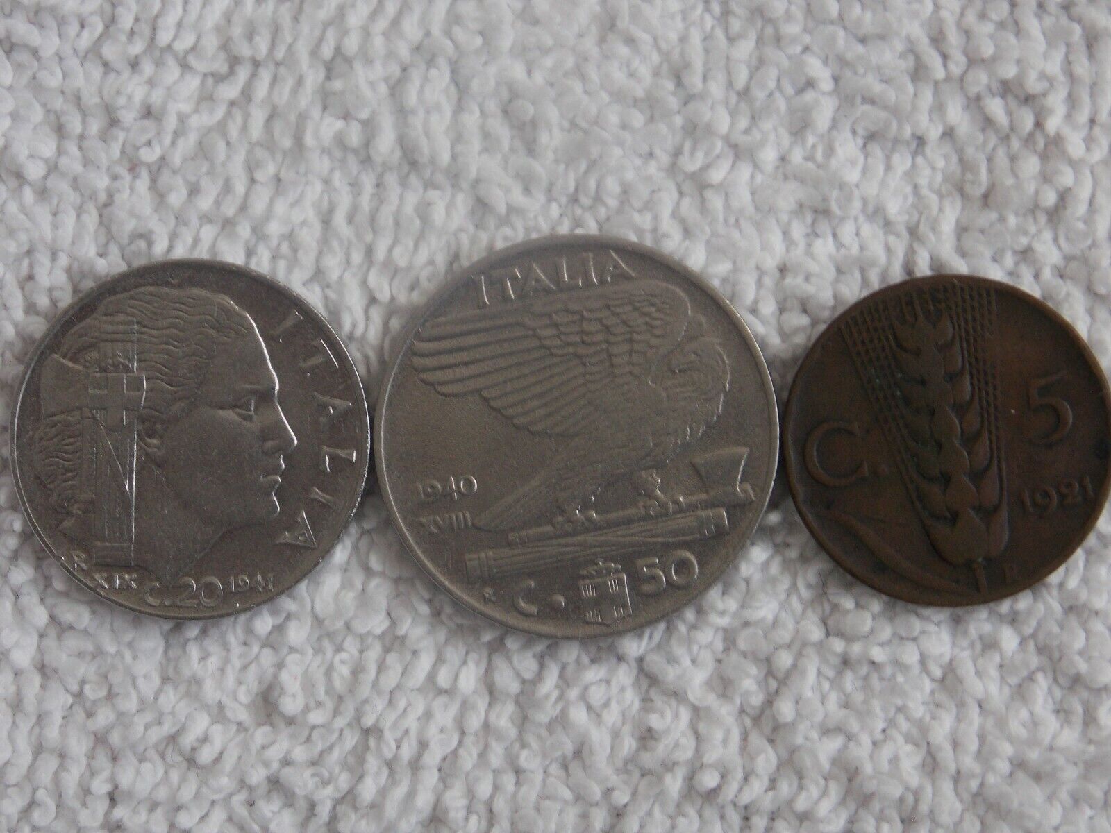Italy Fascist coins Без бренда - фотография #6