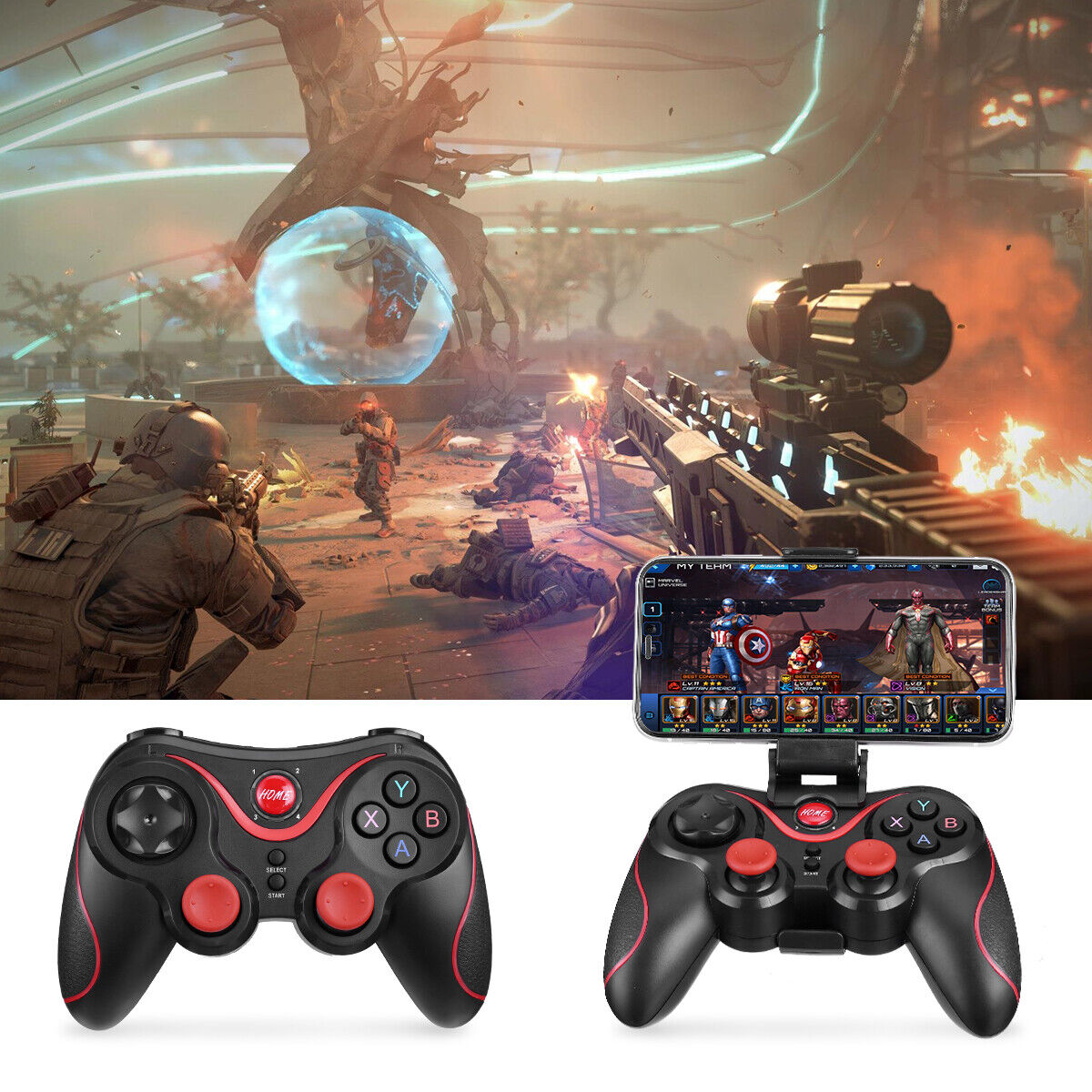Wireless Bluetooth Game Controller Gamepad for iOS Android Tablet PC Cellphone Unbranded Does Not Apply - фотография #8