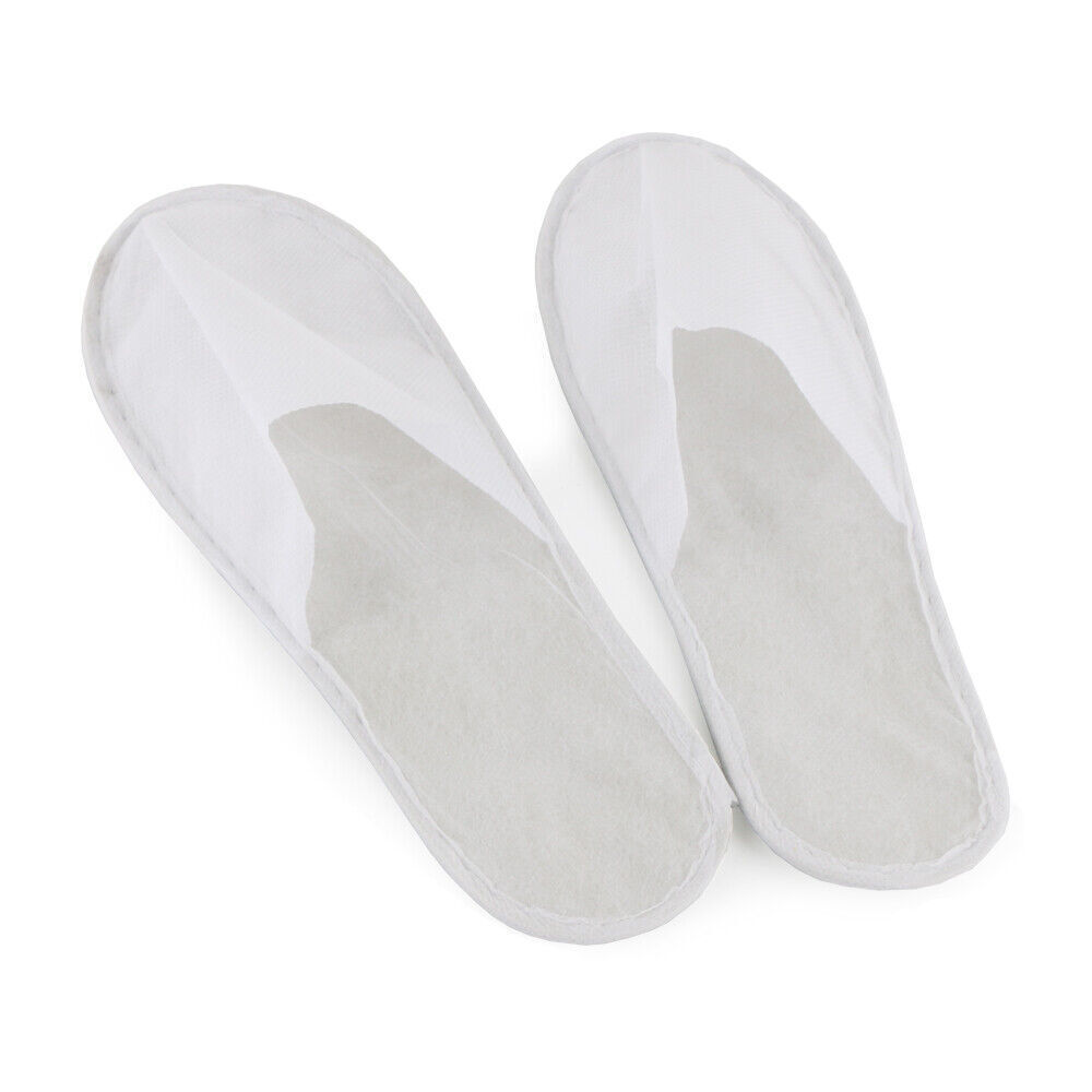 100Pair Soft Disposable Slippers For Guests House Spa Hotel Non-Slip Closed Toe Unbranded - фотография #5