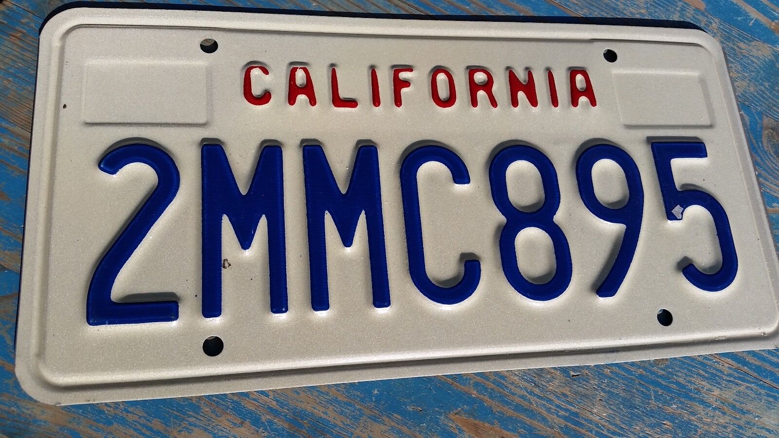 3 Vintage 1990's CALIFORNIA License Plates (Pre-owned) See Photos Без бренда