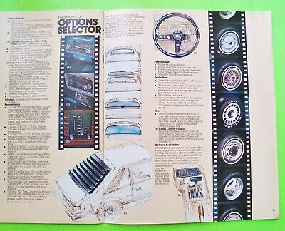 Four 1981 FORD MUSTANG DLX COLOR CATALOGS Brochures EACH 16-pgs COBRA Ghia XLNT+ Без бренда - фотография #8