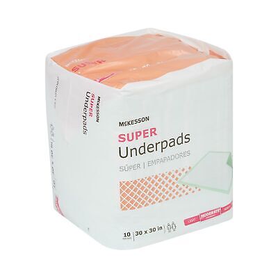 300 McKesson Incontinence Underpads Moderate Absorbency Disposable 30" x 30" McKesson UPMD3030 - фотография #2