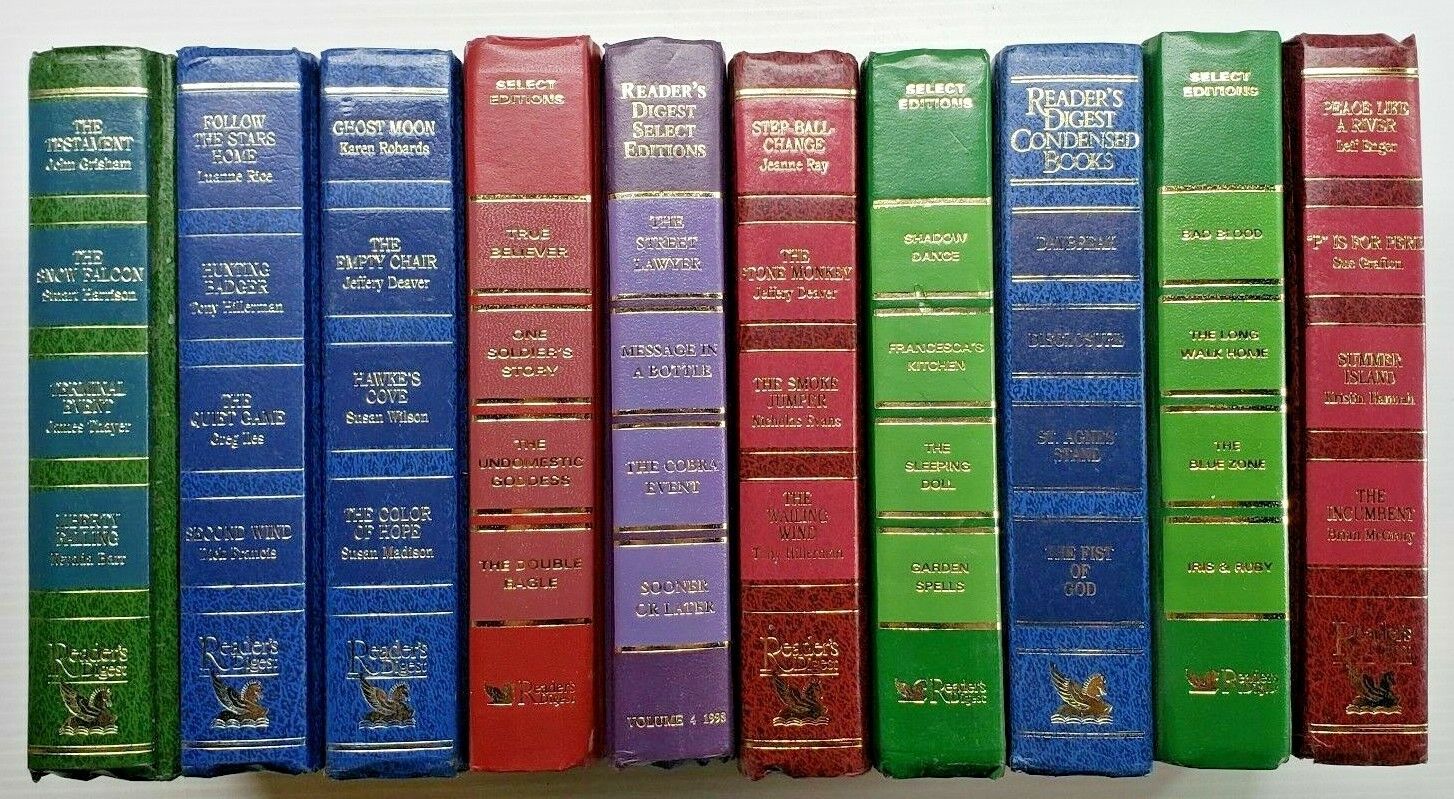 Lot of 12 Readers Digest Books Solid Color - Decor, Staging, Crafts  Без бренда - фотография #2